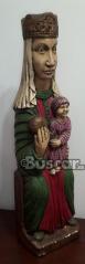 eBuscar Segunda mano Figura de escayola de virgen con niño