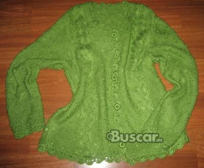eBuscar Segunda mano Chaqueta artesanal verde hierba para...