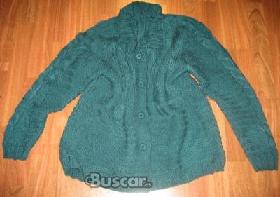 eBuscar Segunda mano Chaqueta artesanal verde botella