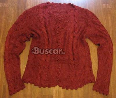 eBuscar Segunda mano Chaqueta artesanal rojo burdeos para...