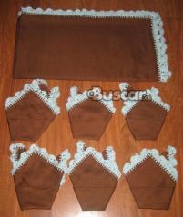 eBuscar Segunda mano Mantel marron chocolate para mesa baja