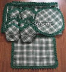 eBuscar Segunda mano Mantel grande verde de cuadros en...