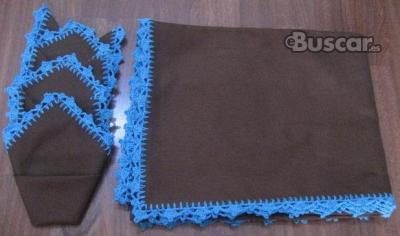 eBuscar Segunda mano Mantel marron y servilletas para mesa...